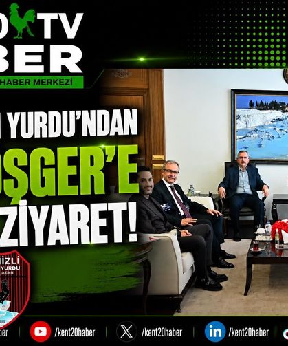 Denizli İdman Yurdu Yönetiminden Vali Köşger’e Nezaket Ziyareti