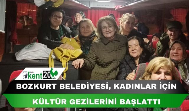 BOZKURT BELEDİYESİ, KADINLAR İÇİN KÜLTÜR GEZİLERİNİ BAŞLATTI