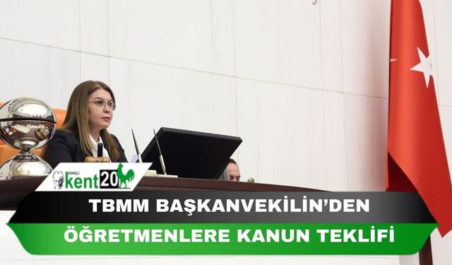 TBMM BAŞKANVEKİLİN'DEN ÖĞRETMENLER İÇİN TEKLİF