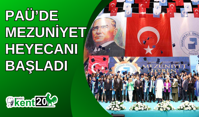 PAÜ’de mezuniyet heyecanı başladı