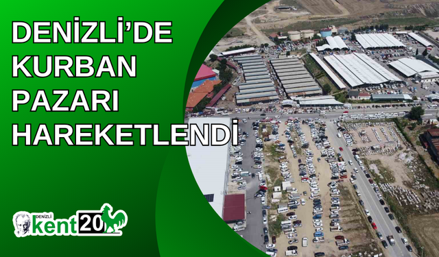 Denizli’de kurban pazarı hareketlendi