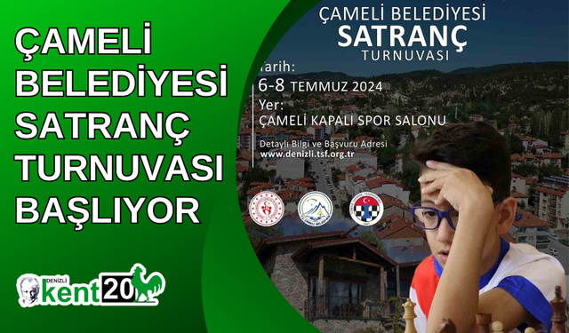 Çameli Belediyesi Satranç Turnuvası başlıyor