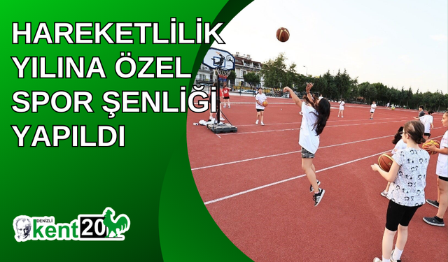 Hareketlilik Yılına özel spor şenliği yapıldı