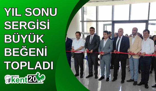 Yıl sonu sergisi büyük beğeni topladı