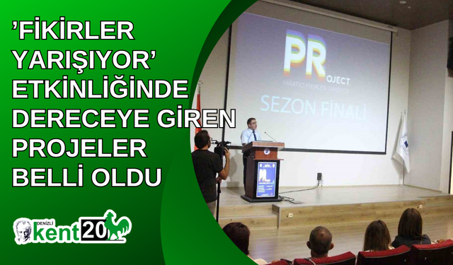 ’Fikirler Yarışıyor’ etkinliğinde dereceye giren projeler belli oldu