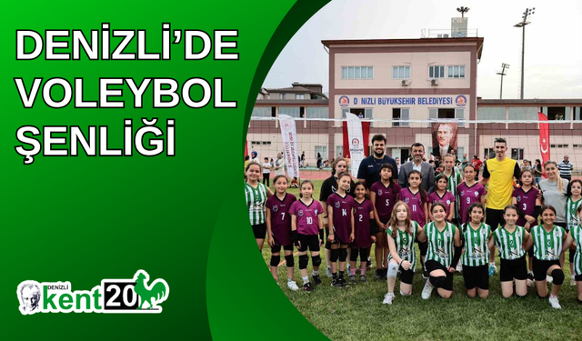 Denizli’de voleybol şenliği