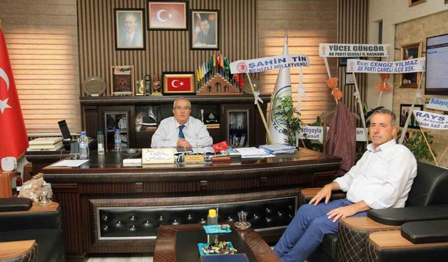 Muhtarlar, Belediye Başkanı Cengiz Arslan ile bir araya geldi