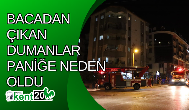 Bacadan çıkan dumanlar paniğe neden oldu