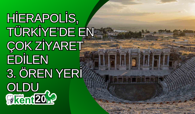 Hierapolis, Türkiye’de en çok ziyaret edilen 3. ören yeri oldu