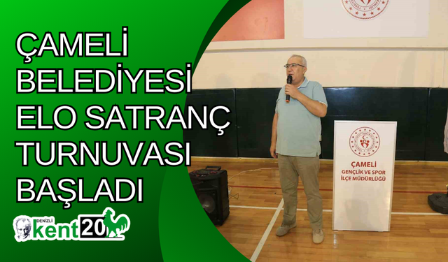 Çameli Belediyesi ELO Satranç Turnuvası başladı