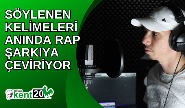 Söylenen kelimeleri anında rap şarkıya çeviriyor