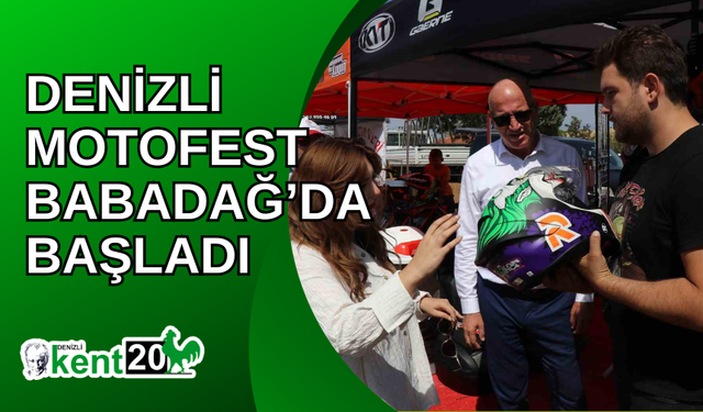 Denizli Motofest Babadağ’da başladı