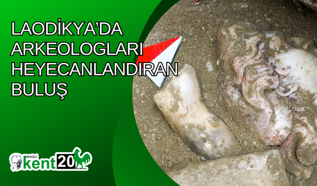 Laodikya’da arkeologları heyecanlandıran buluş