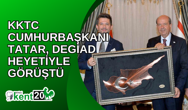 KKTC Cumhurbaşkanı Tatar, DEGİAD heyetiyle görüştü