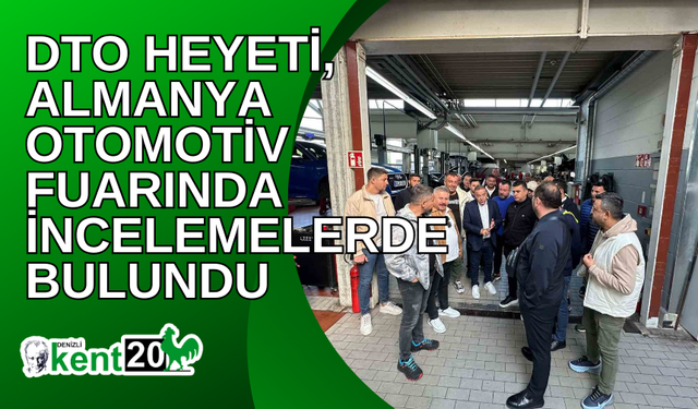 DTO heyeti, Almanya Otomotiv Fuarında incelemelerde bulundu