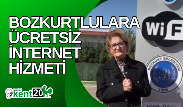 Bozkurtlulara ücretsiz internet hizmeti