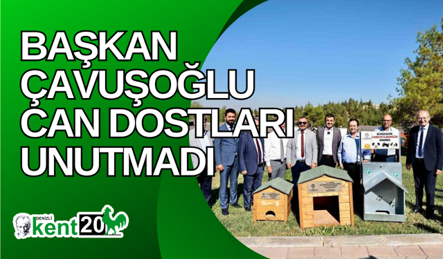 Başkan Çavuşoğlu can dostları unutmadı