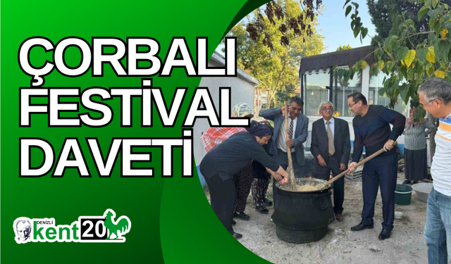 Çorbalı festival daveti