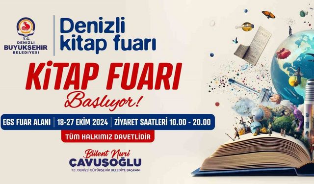 Denizli, Kitap Fuarı için gün sayıyor