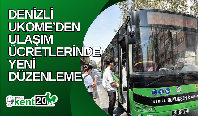 Denizli UKOME’den ulaşım ücretlerinde yeni düzenleme