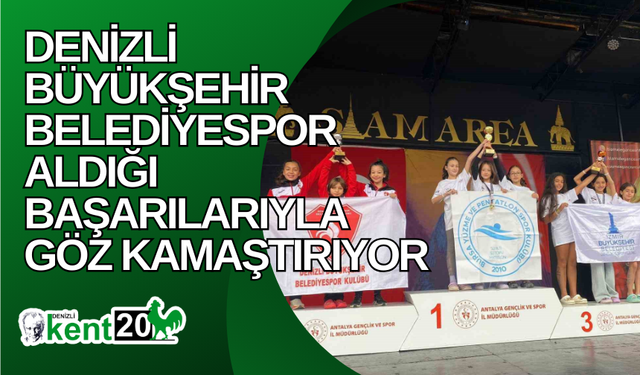 Denizli Büyükşehir Belediyespor aldığı başarılarıyla göz kamaştırıyor