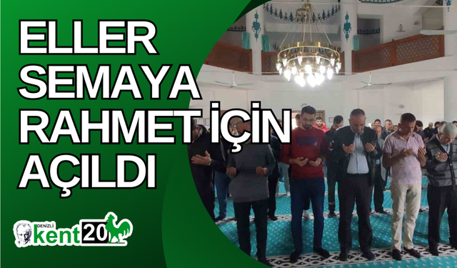 Eller semaya rahmet için açıldı