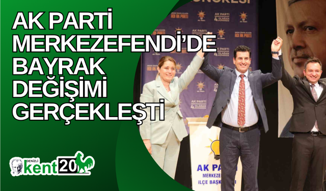 AK Parti Merkezefendi’de bayrak değişimi gerçekleşti