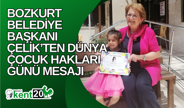 Bozkurt Belediye Başkanı Çelik’ten Dünya Çocuk Hakları Günü Mesajı