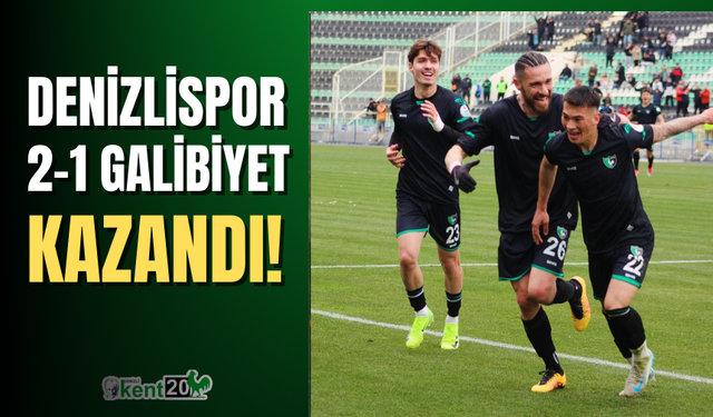 Denizlispor galibiyeti yeşilsiyahlılara moral oldu!