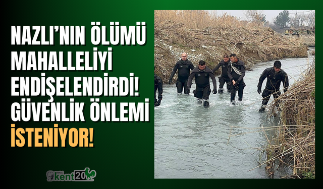 Nazlı  hayatını kaybetti, mahalleli tedbir istiyor!