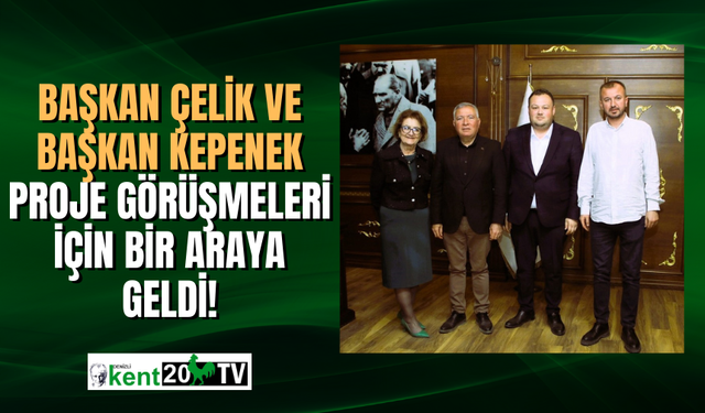 Kepenek ve Çelik yatırımlar ile derman projeleri görüştü