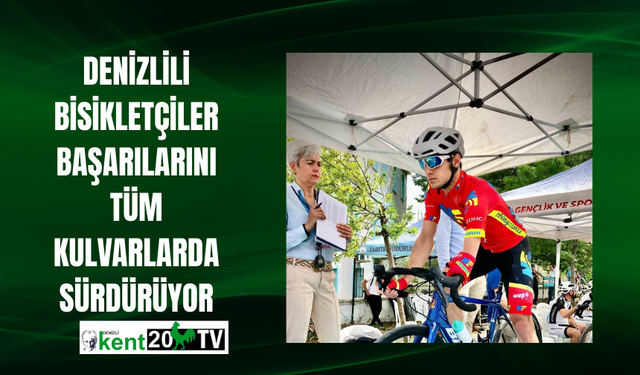 Denizlili bisikletçiler başarılarını tüm kulvarlarda sürdürüyor