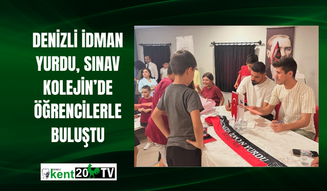 Denizli İdman Yurdu, Sınav Koleji'nde Öğrencilerle Buluştu