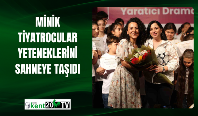 Minik Tiyatrocular Yeteneklerini Sahneye Taşıdı