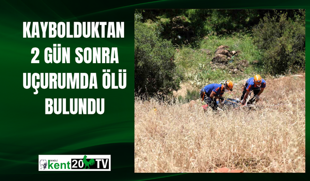 Kaybolduktan 2 Gün Sonra Uçurumda Ölü Bulundu
