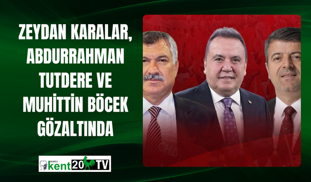 Zeydan Karalar, Abdurrahman Tutdere ve Muhittin Böcek Gözaltında