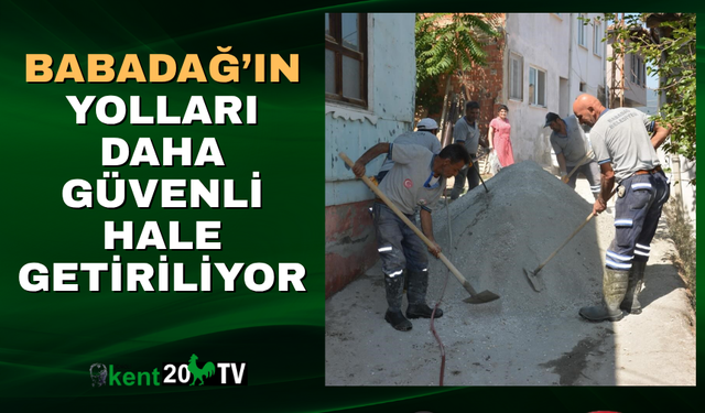 Babadağ’ın Yolları Daha Güvenli Hale Getiriliyor