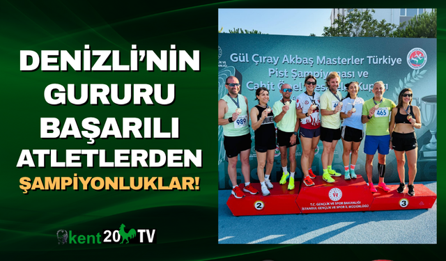 PAKDOSLU ATLETLER TÜRKİYE ŞAMPİYONASI’NDA DENİZLİ’MİZİN GURURU OLDULAR