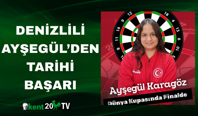 Denizlili Ayşegül’den Tarihi Başarı