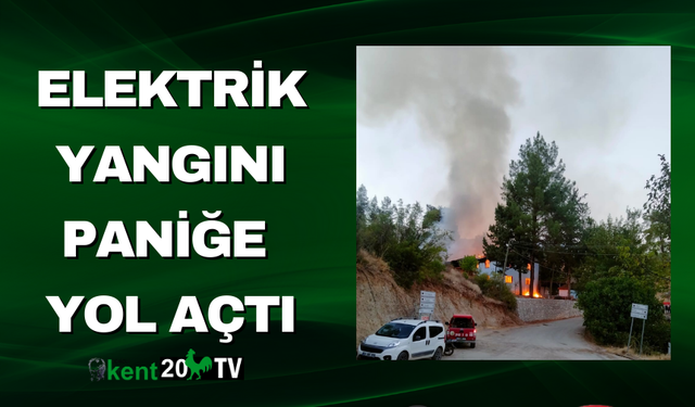 Elektrik Yangını Paniğe Yol Açtı
