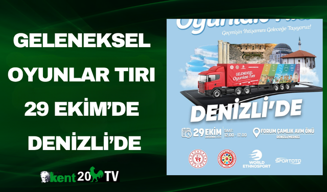 Geleneksel Oyunlar Tırı 29 Ekim’de Denizli’de