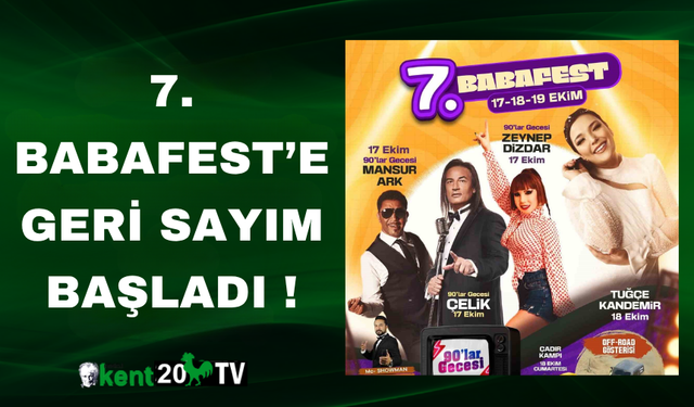 7. BabaFest’e Geri Sayım Başladı