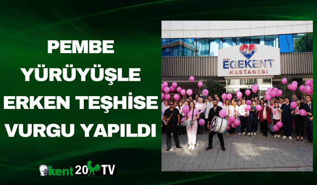 Pembe Yürüyüşle Erken Teşhise Vurgu Yapıldı