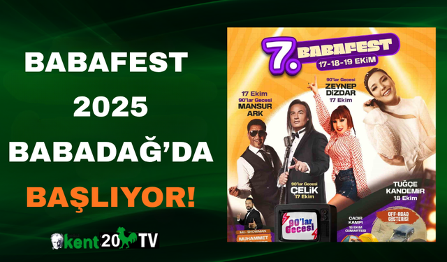 BabaFest 2025 Babadağ’da Başlıyor!