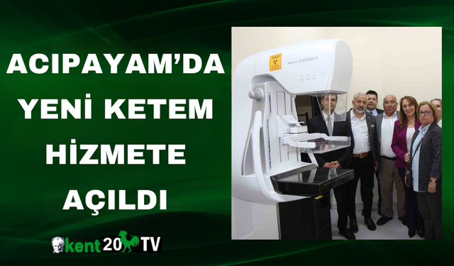 Acıpayam’da Yeni KETEM Hizmete Açıldı