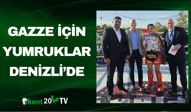 Gazze İçin Yumruklar Denizli’de