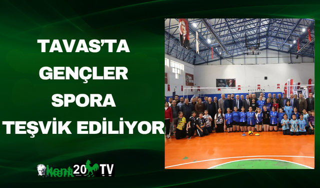 Tavas’ta Gençler Spora Teşvik Ediliyor