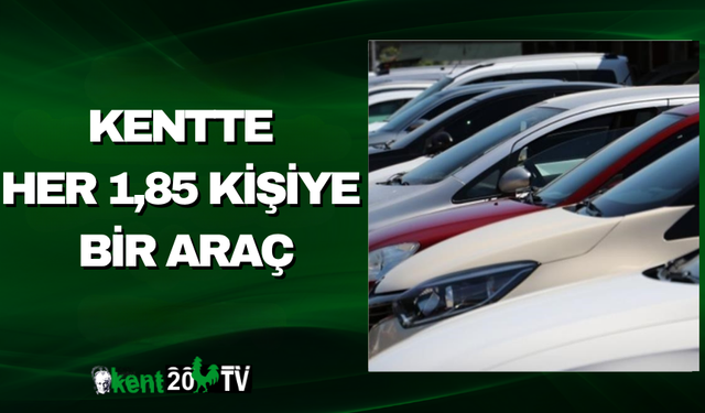 Kentte Her 1,85 Kişiye Bir Araç