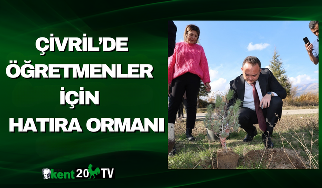Çivril’de Öğretmenler İçin Hatıra Ormanı