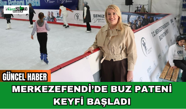 Merkezefendi’de Buz Pateni Keyfi Başladı